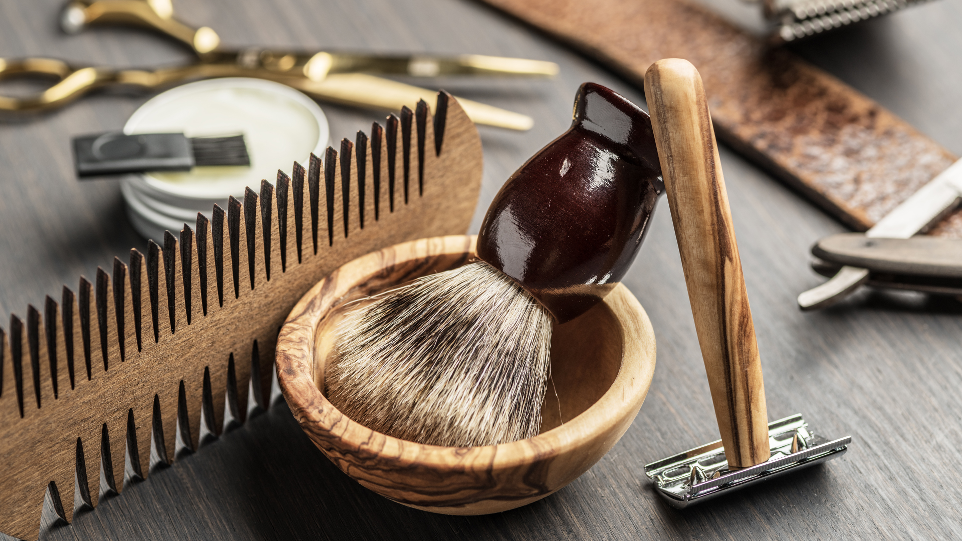 les outils d’un barbier