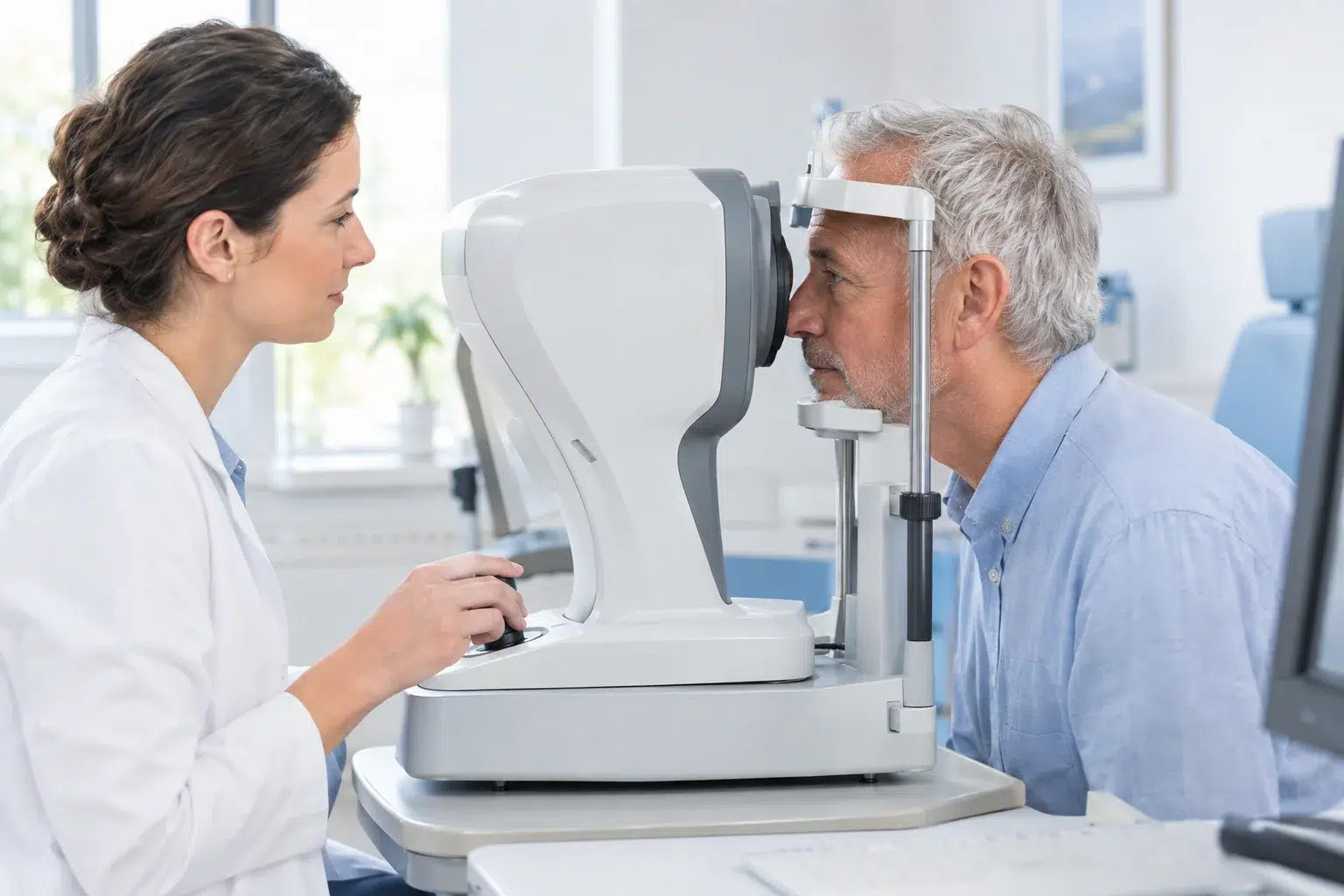 Ocular biometry before choosing an implant